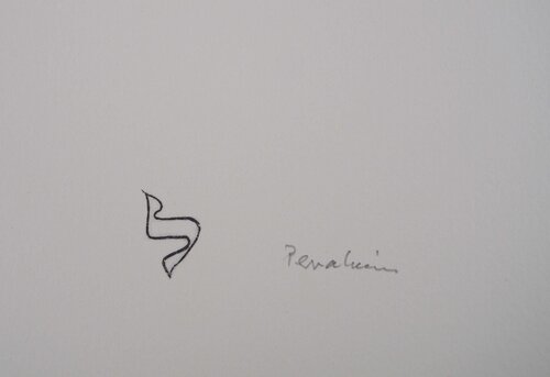 L'Alphabet Hébreu : le pendu di Jules Perahim, Stampa in vendita su Singulart