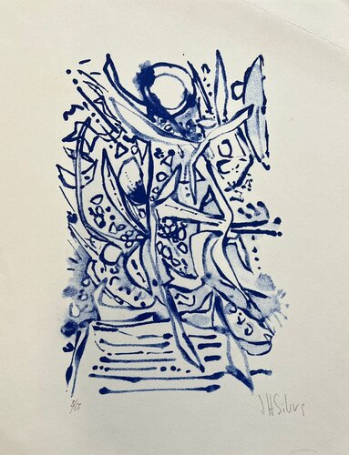 Composition IV by Julio Silva, Print for Sale on Singulart