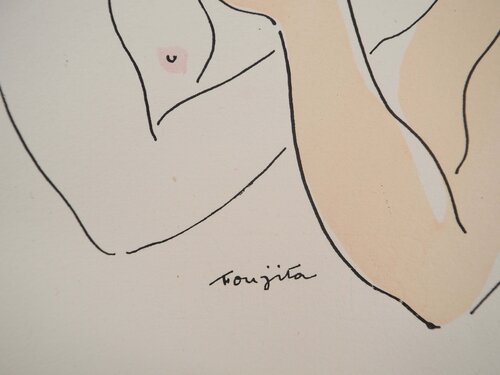 Les amoureux à Paris by Léonard-Tsuguharu Foujita, Print for Sale on Singulart