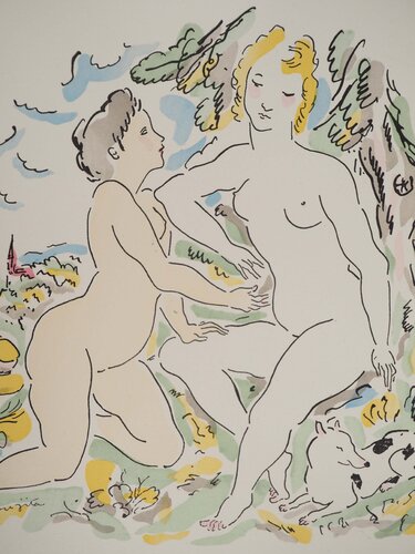 Nu dans les champs by Léonard-Tsuguharu Foujita, Print for Sale on Singulart
