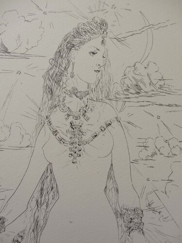 La Rivière Enchantée - Nu aux tigres by Léonard-Tsuguharu Foujita, Print for Sale on Singulart