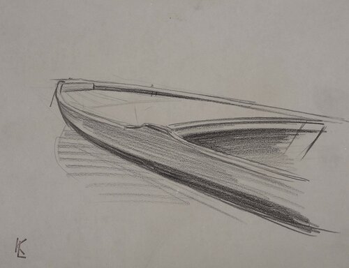 L'avant de la barque, c Léopold-Franz Kowalski