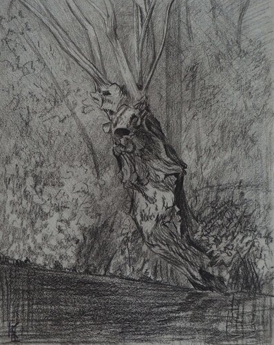 Le cerf, c. by Léopold-Franz Kowalski, Work on Paper for Sale on Singulart
