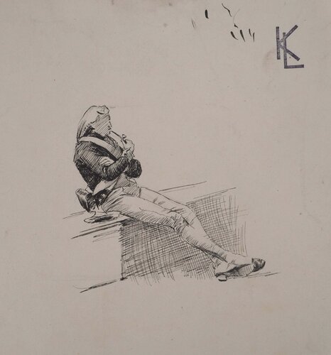 Le repos du soldat, c Léopold-Franz Kowalski