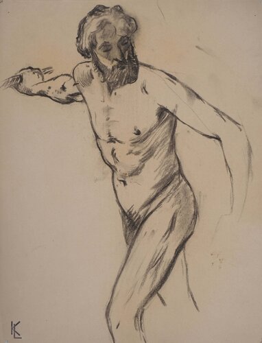 Étude du nu masculin, c par Léopold-Franz Kowalski, Œuvre sur papier en vente sur Singulart