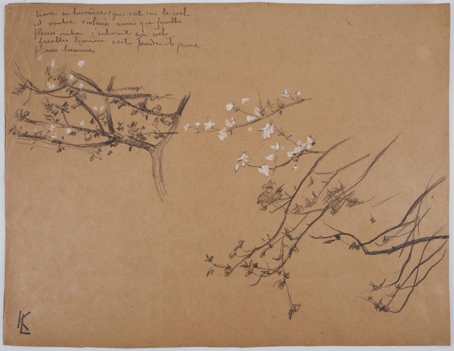 Branche fleurie, c Léopold-Franz Kowalski Werk auf Papier zu verkaufen