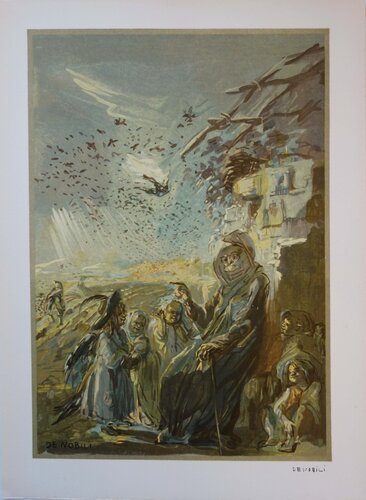 Vol d'hirondelles, Gravure signée by Lila De Nobili, Print for Sale on Singulart