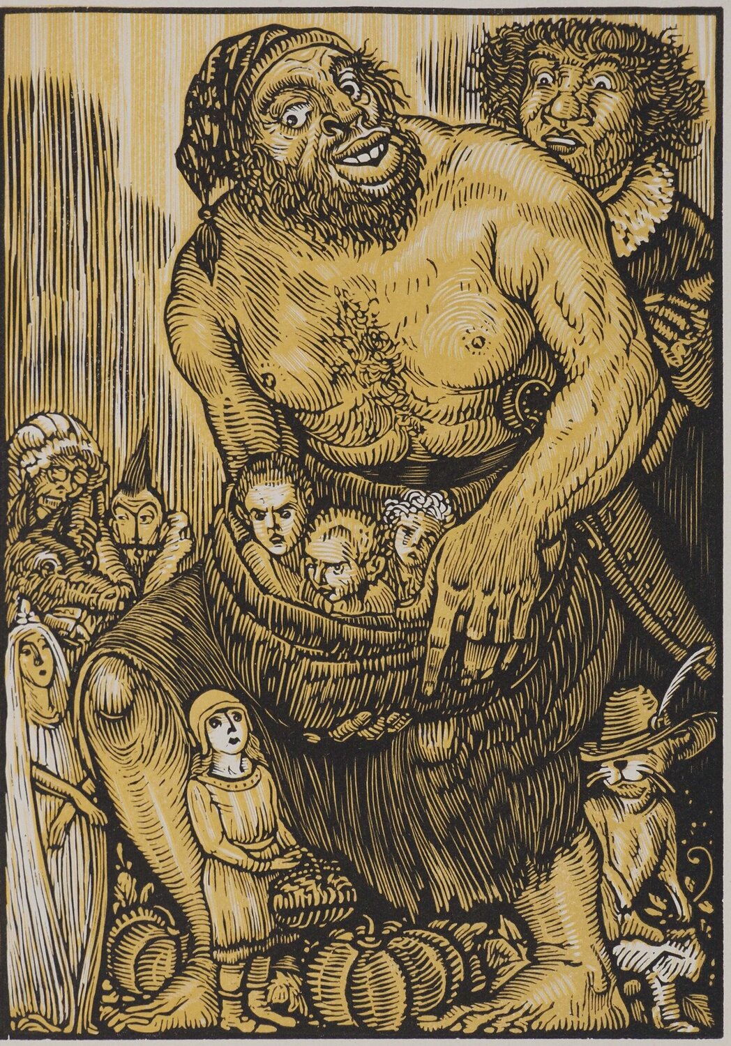 Les contes de Perrault, Gravure sur bois originale Louis Jou Stampa in vendita