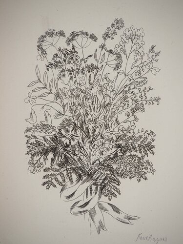 Bouquet champêtre van Louis Touchagues, Afdruk te koop op Singulart