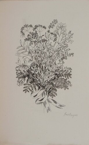 Bouquet champêtre di Louis Touchagues, Stampa in vendita su Singulart
