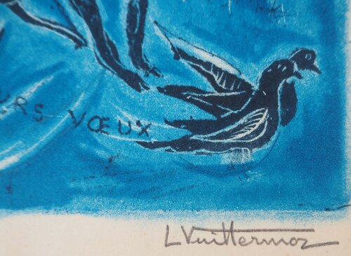 Anges dans les étoiles   von Louis Vuillermoz, Druck kaufen auf Singulart