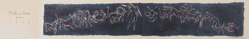 Astrologie, signes du zodiaque, Lithographie originale signée Louis Vuillermoz