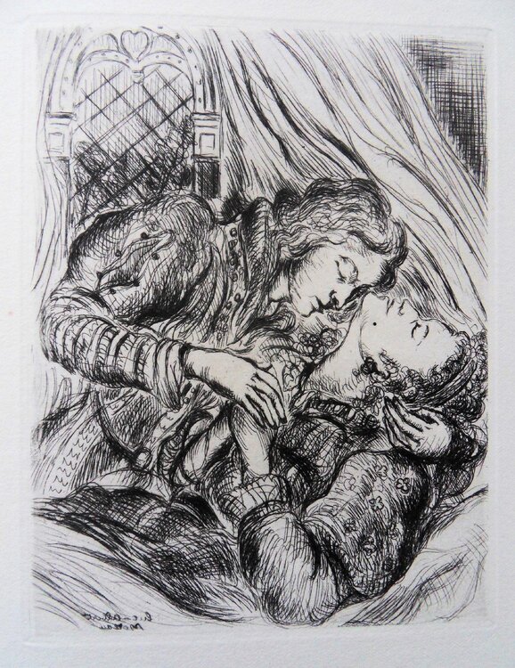 Les amants endormis Luc-Albert Moreau