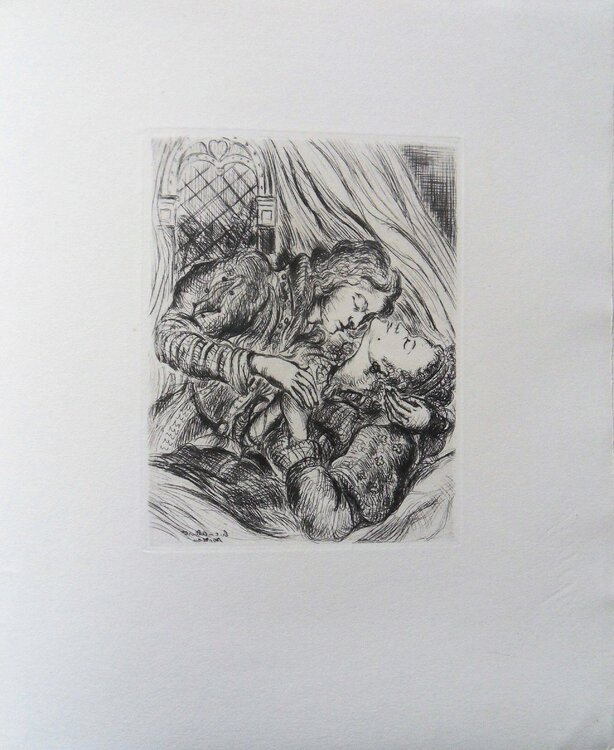 Les amants endormis Luc-Albert Moreau