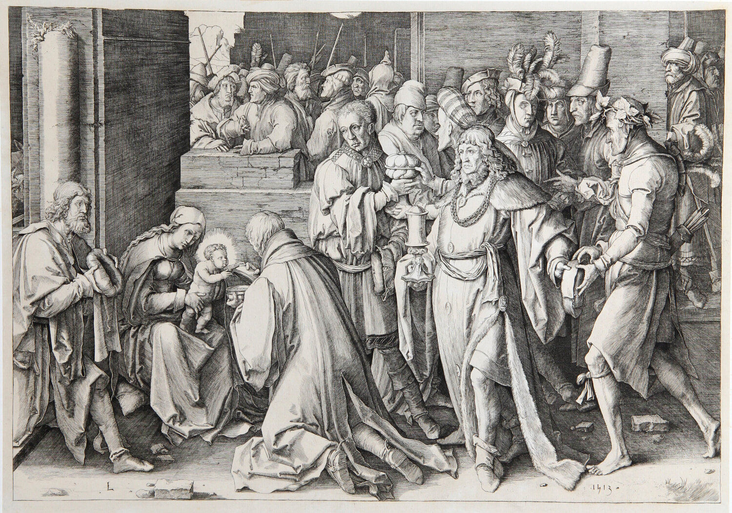 l'Adoration des Mages Lucas van-Leyden