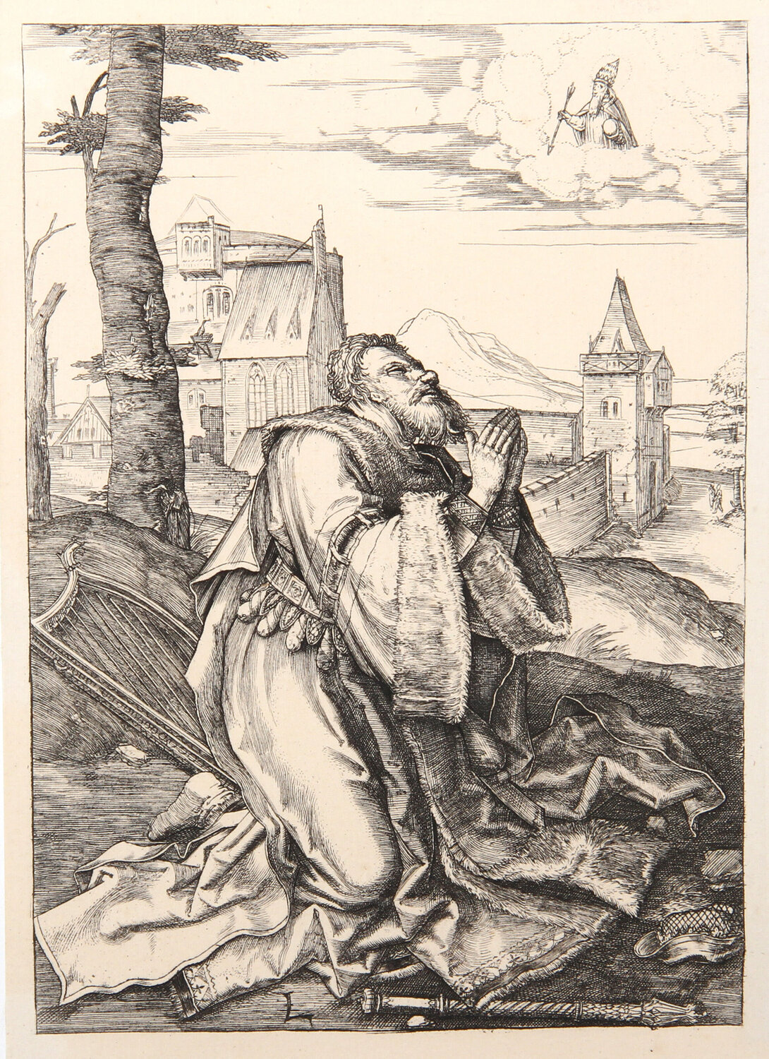 David en Priere Lucas van-Leyden