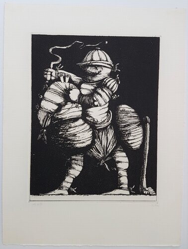 Le cavalier inconnu di Luciano De Vita, Stampa in vendita su Singulart