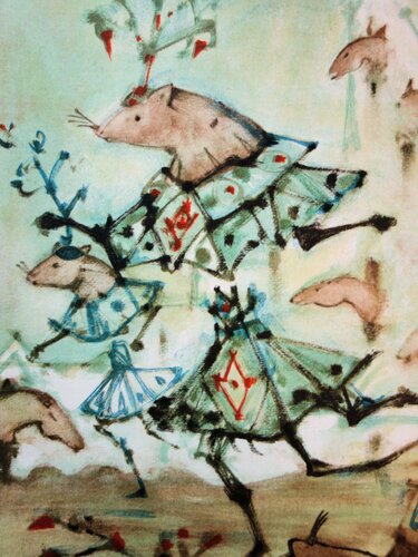 La danse des rats van Lucien Coutaud, Afdruk te koop op Singulart