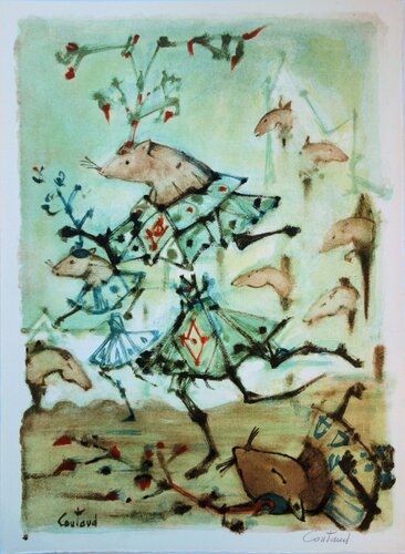 La danse des rats di Lucien Coutaud, Stampa in vendita su Singulart