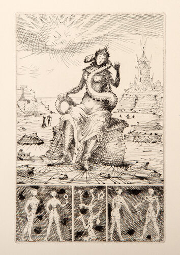 Le Taureau Blanc I van Lucien Coutaud, Afdruk te koop op Singulart