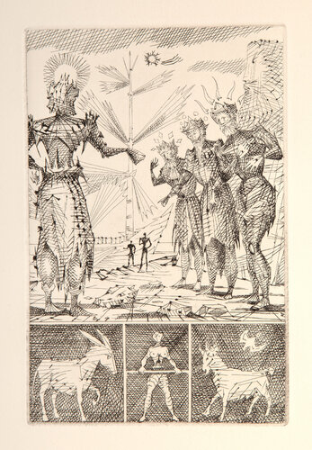 Le Taureau Blanc Plate V van Lucien Coutaud, Afdruk te koop op Singulart