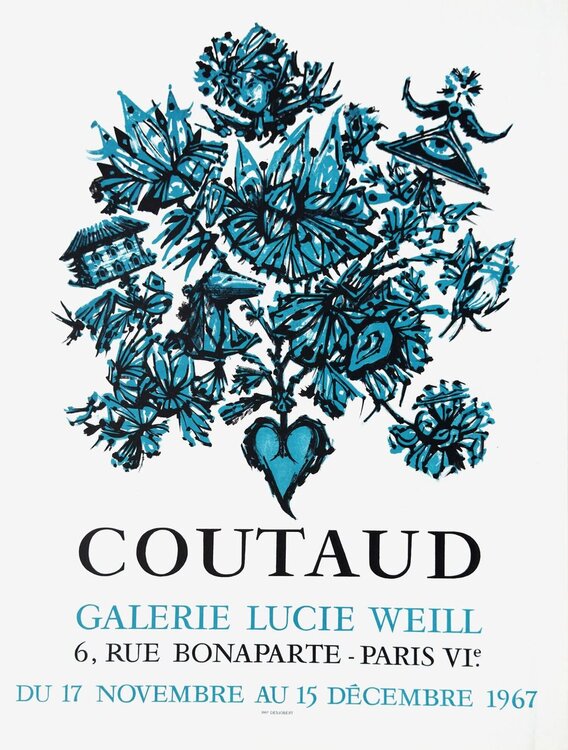 Expo 67 - Galerie Lucie Weill Lucien Coutaud