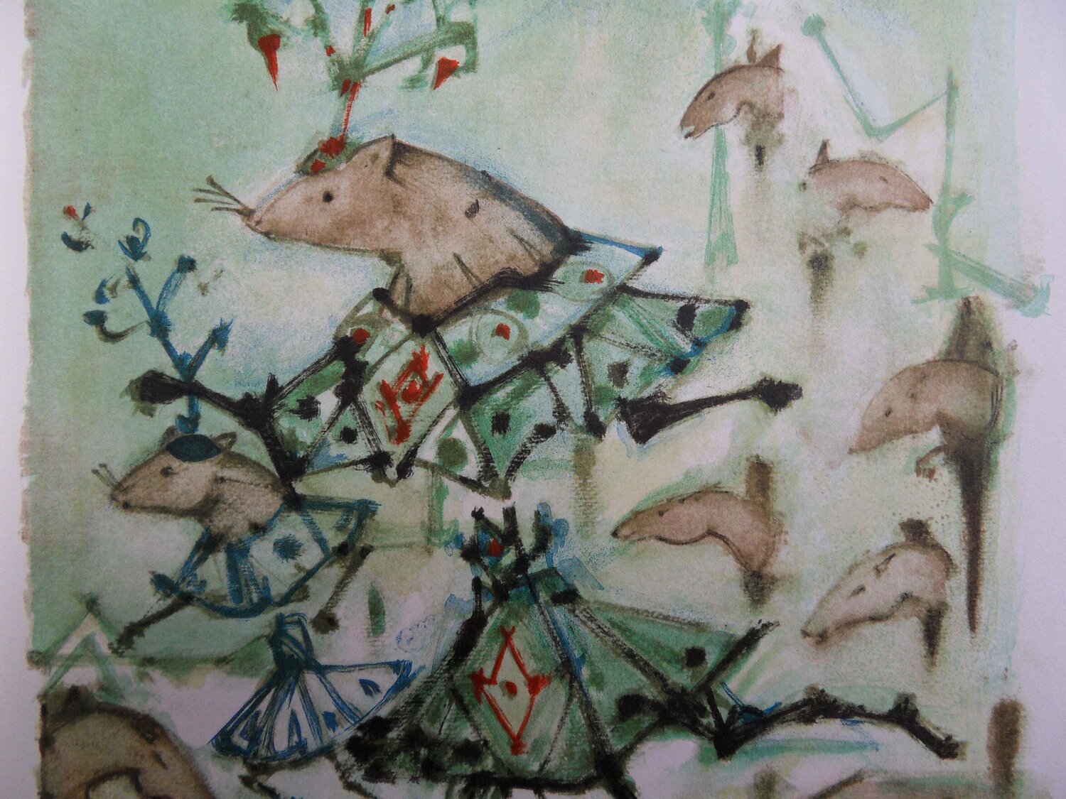 La danse des rats Lucien Coutaud Druck zu verkaufen