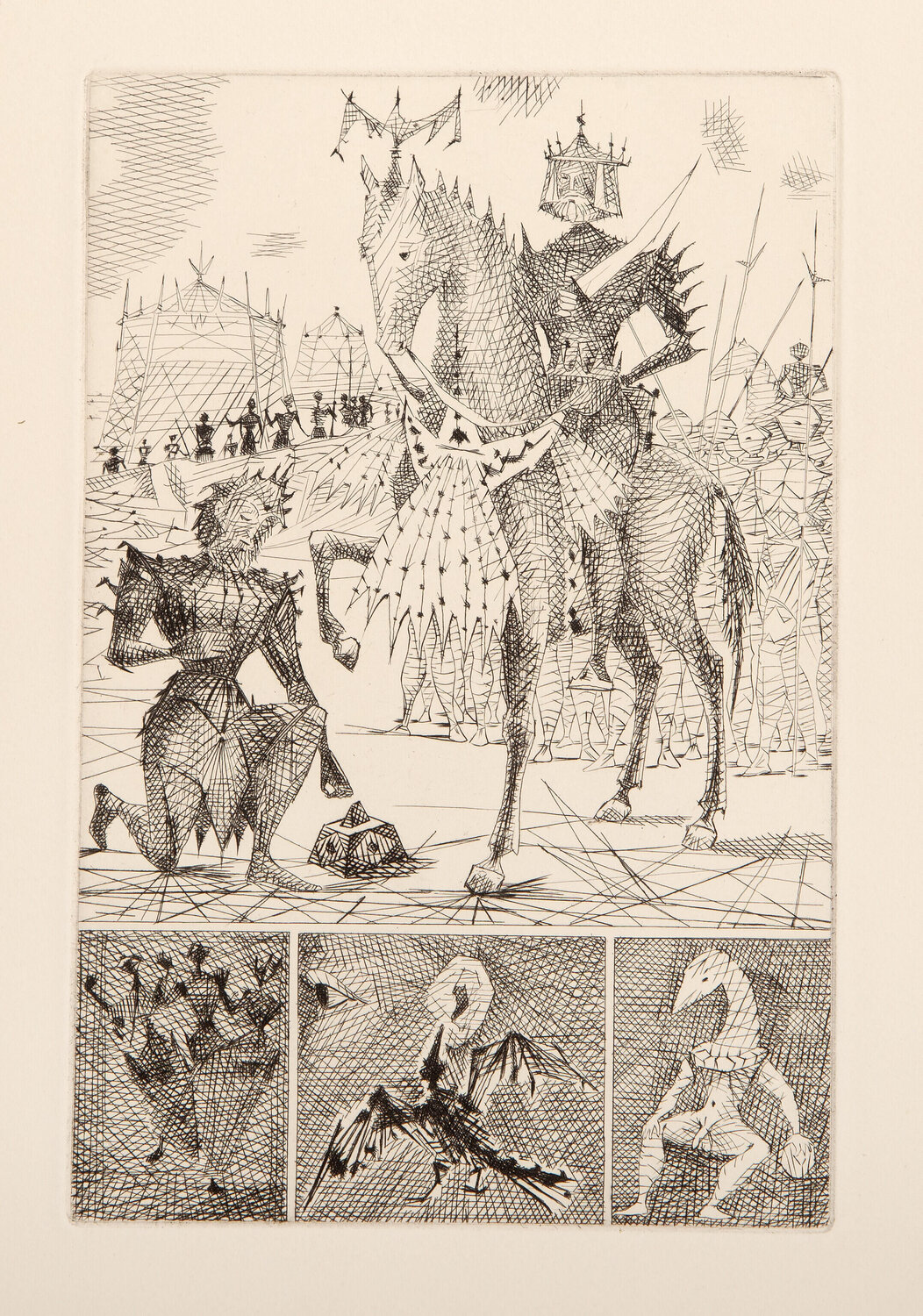 Le Taureau Blanc VI Lucien Coutaud Druck zu verkaufen