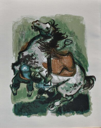 La cavalerie by Lucien Fontanarosa, Print for Sale on Singulart