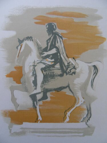 Statue équestre by Lucien Fontanarosa, Print for Sale on Singulart