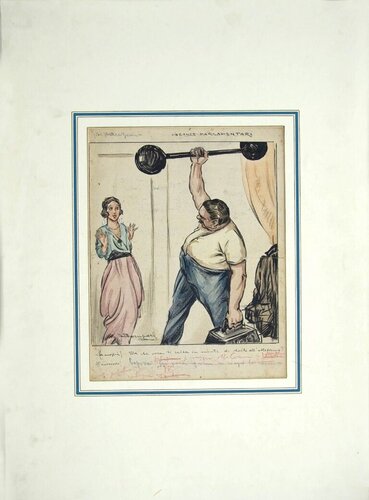 Holidays Parliamentarians by Luigi Bompard, Work on Paper for Sale on Singulart