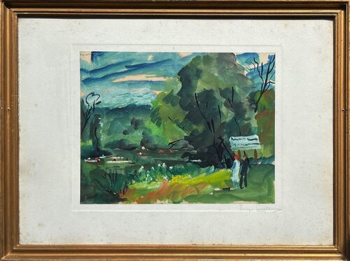 Le Parc I von Luigi Corbellini, Malerei kaufen auf Singulart