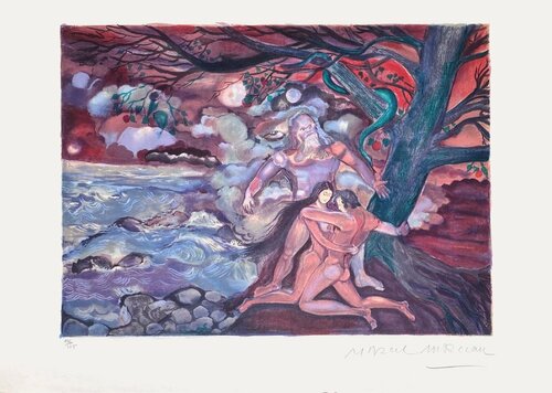 Pêché originel von Marcel Marceau, Druck kaufen auf Singulart