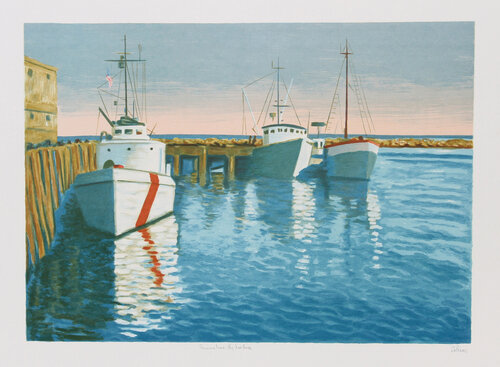 Provincetown - The Harbor de Marcel Salinas, Impresión a la venta en Singulart