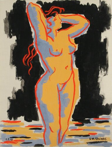 Nude 46 van Marcel Salinas, Werk op papier te koop op Singulart