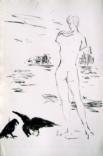 Verlaine - Parallèlement 19 von Marcel Vertes, Druck kaufen auf Singulart