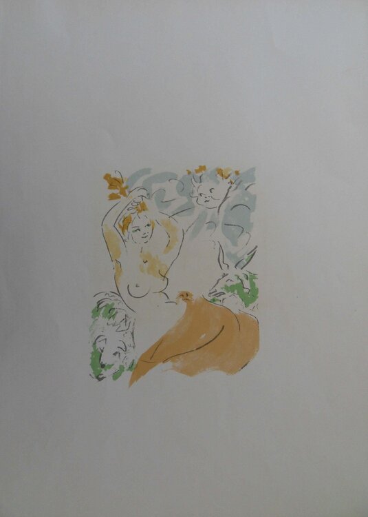 Bergère et Amour Marcel Vertes