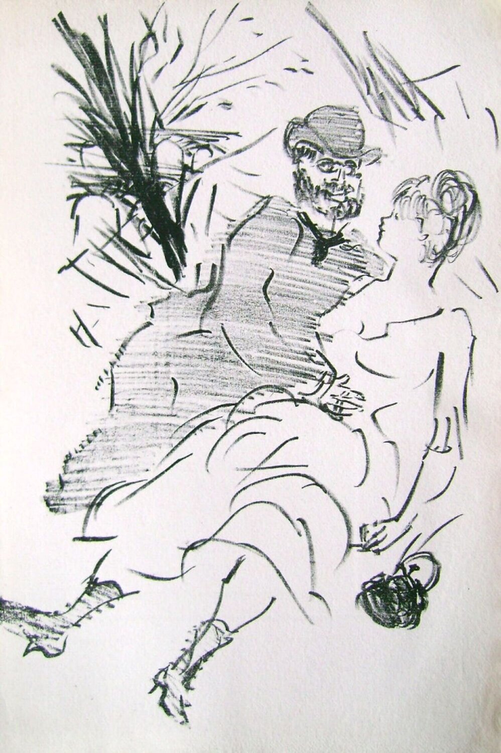 Verlaine - Parallèlement 16 Marcel Vertes Stampa in vendita