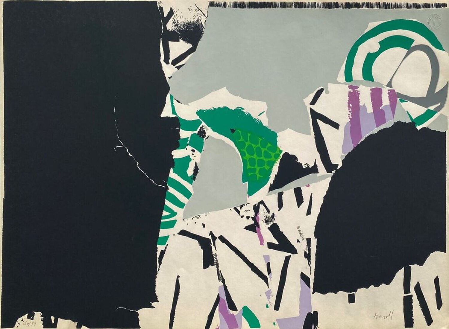 Composition Marcello Avenali Afdruk te koop