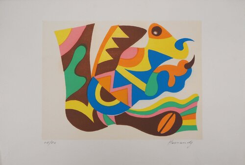 Hommage à Miro von Mariano Hernandez, Druck kaufen auf Singulart