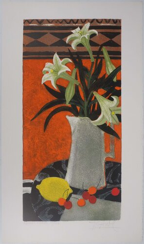 Le bouquet de Lys de Marie-Theresa Torres, Impresión a la venta en Singulart