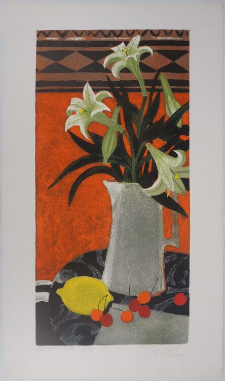 Le bouquet de Lys Marie-Theresa Torres