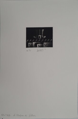 Le chapeau par Mario Avati, Édition en vente sur Singulart