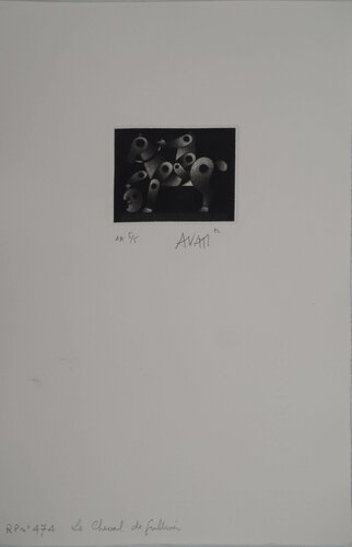 Le cheval et son cavalier par Mario Avati, Édition en vente sur Singulart