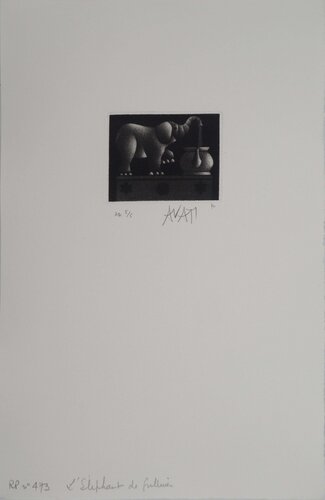 L'éléphant par Mario Avati, Édition en vente sur Singulart