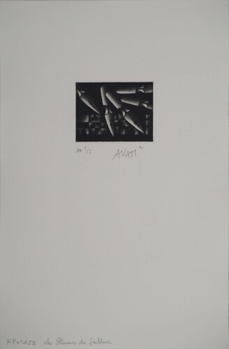 Les plumes by Mario Avati, Print for Sale on Singulart