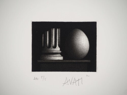 La colonne de Gulliver by Mario Avati, Print for Sale on Singulart