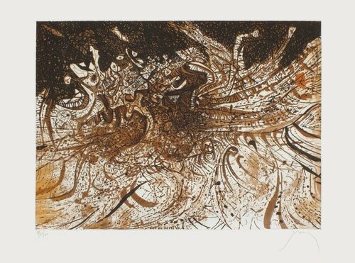 La vague by Mario Prassinos, Print for Sale on Singulart