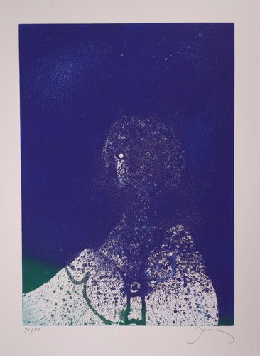 Fellini parmi les étoiles di Mario Prassinos, Stampa in vendita su Singulart