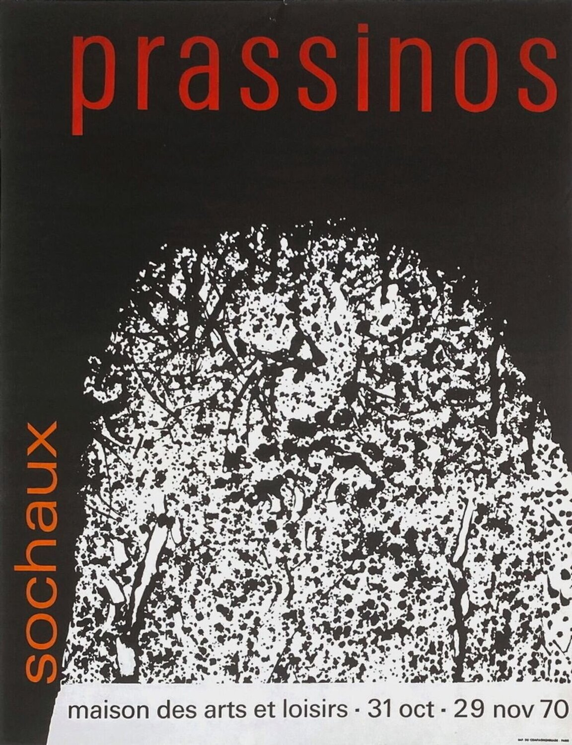Expo 70 - Maison des Arts et  Loisirs - Sochaux Mario Prassinos Druck zu verkaufen